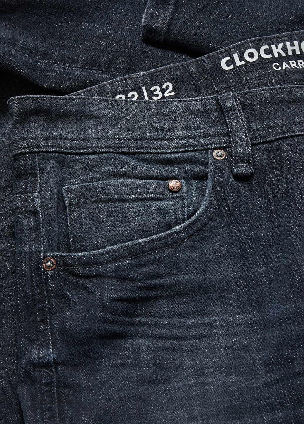 Темно-серые демисезонные зауженные джинсы C&A