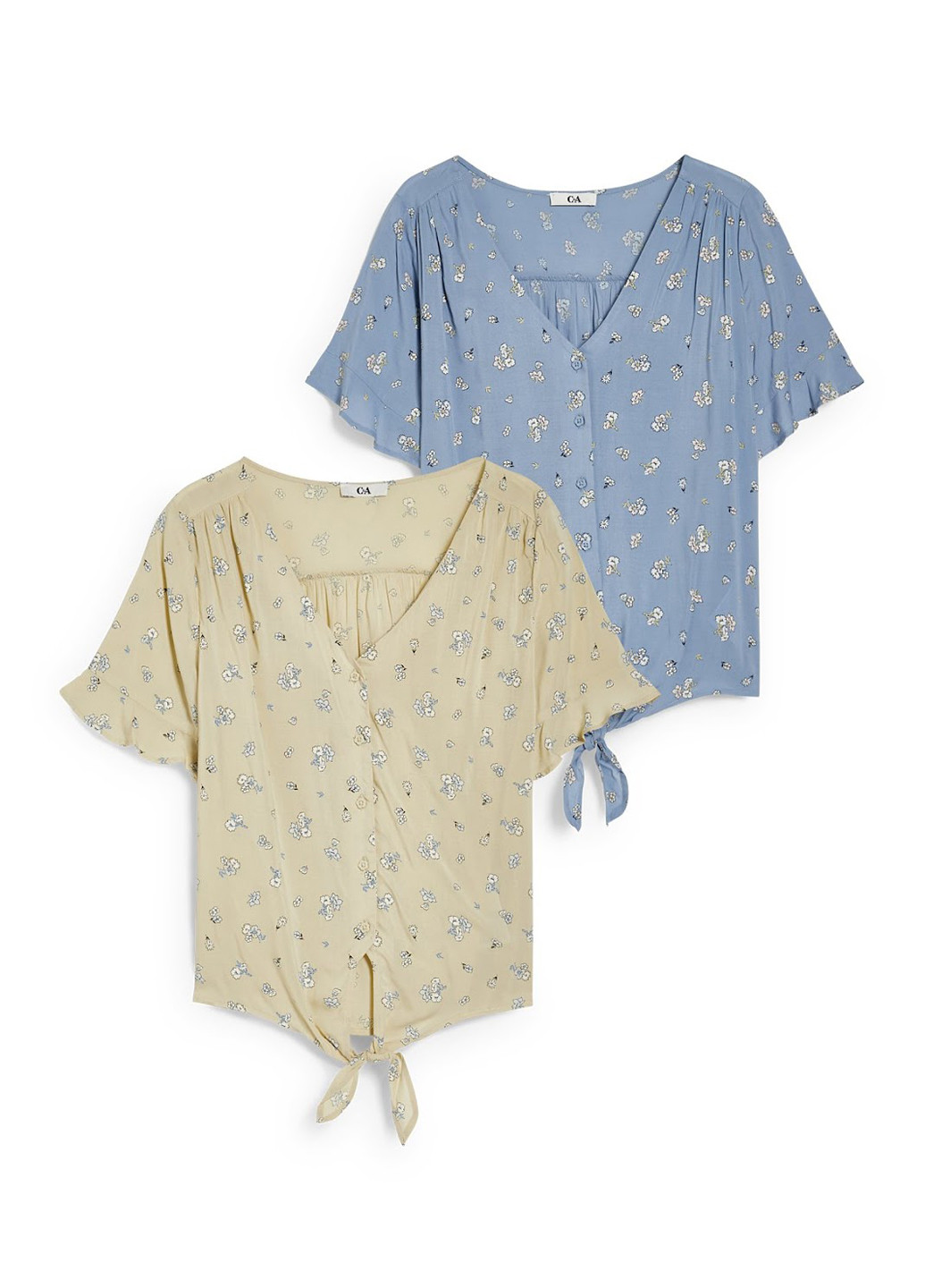 Комбинированная блуза (2 шт.) C&A