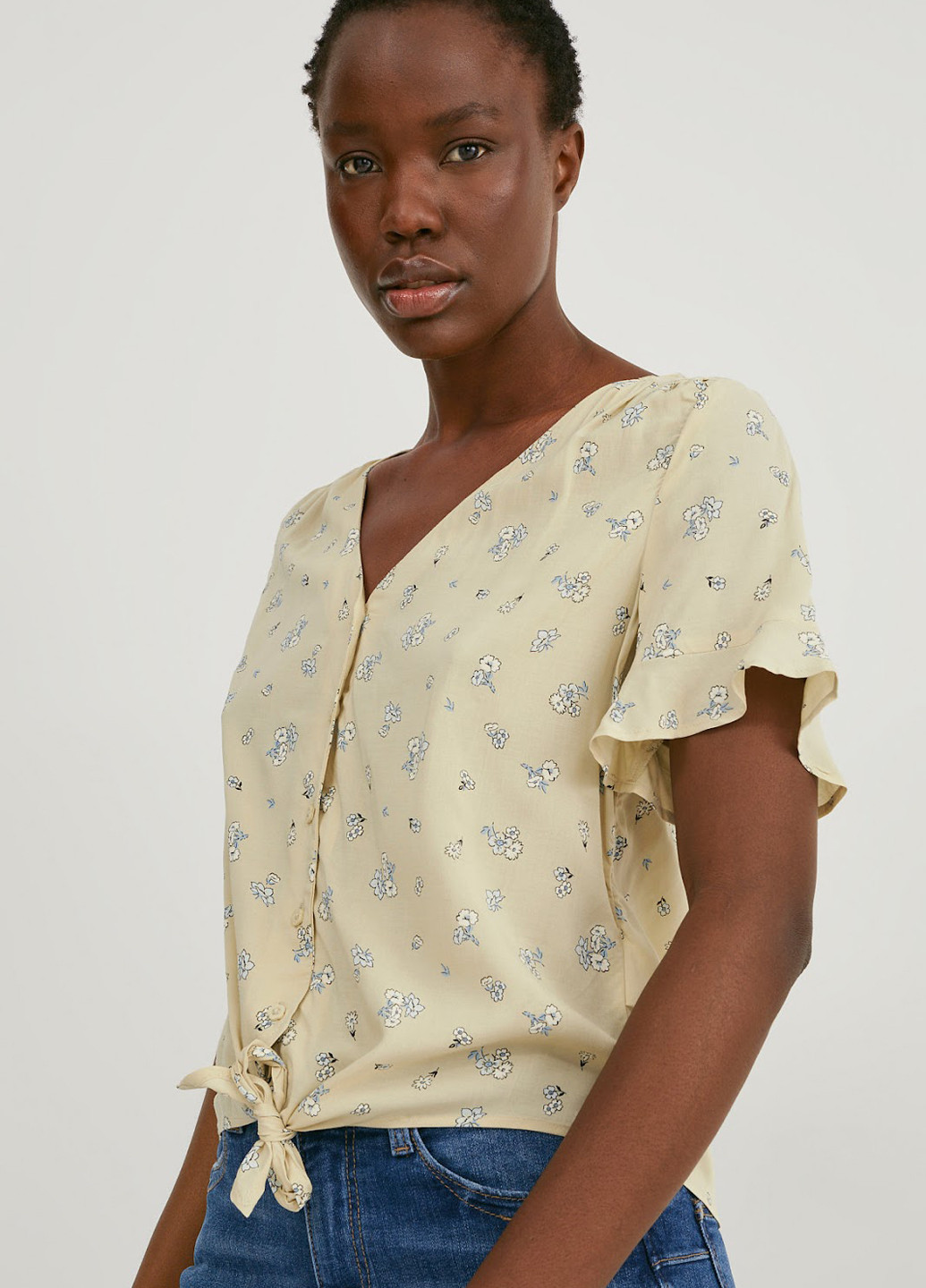 Комбинированная блуза (2 шт.) C&A