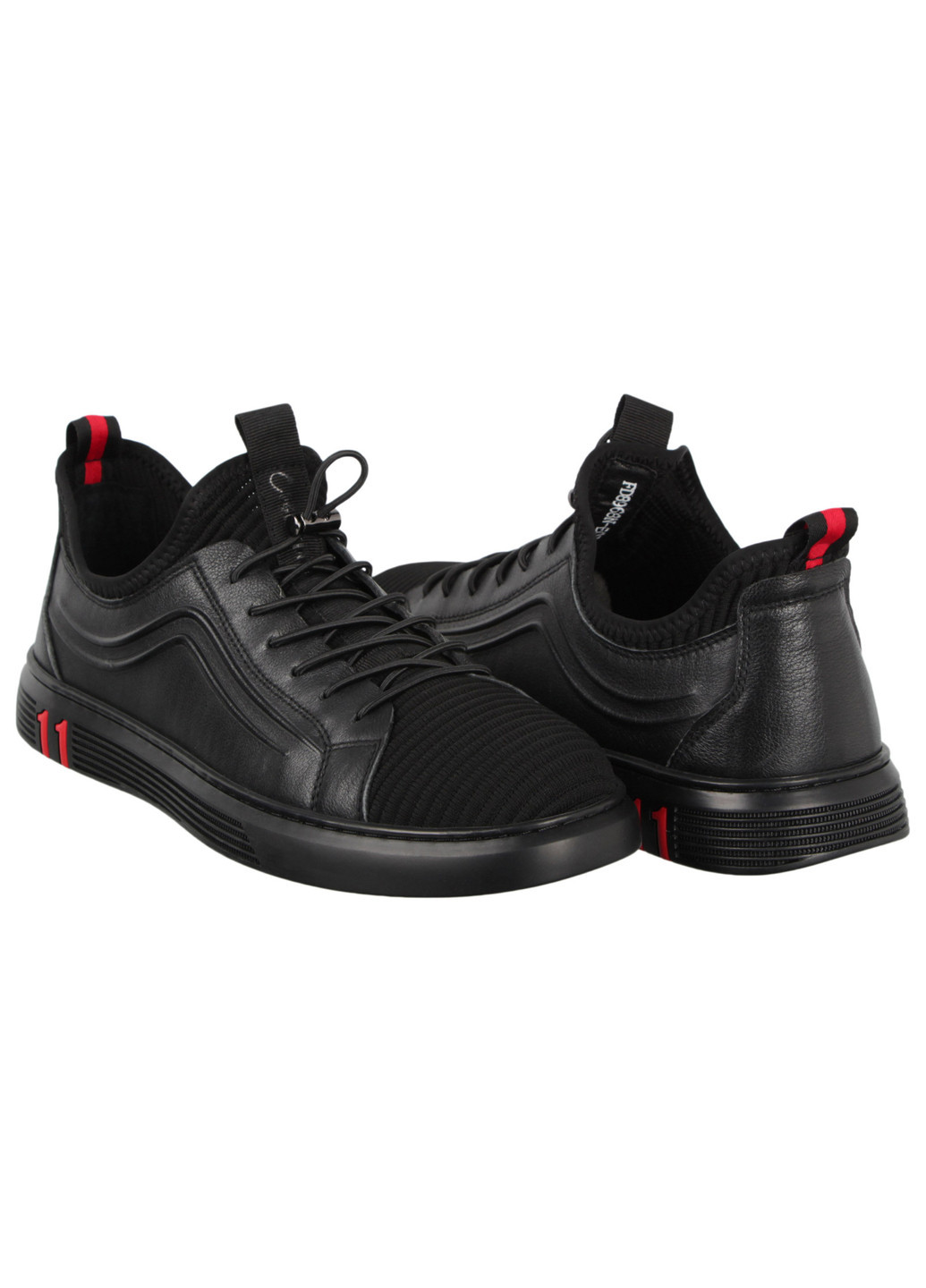 Черные демисезонные мужские кроссовки 198031, черный, 45, 2999860530209 Cosottinni