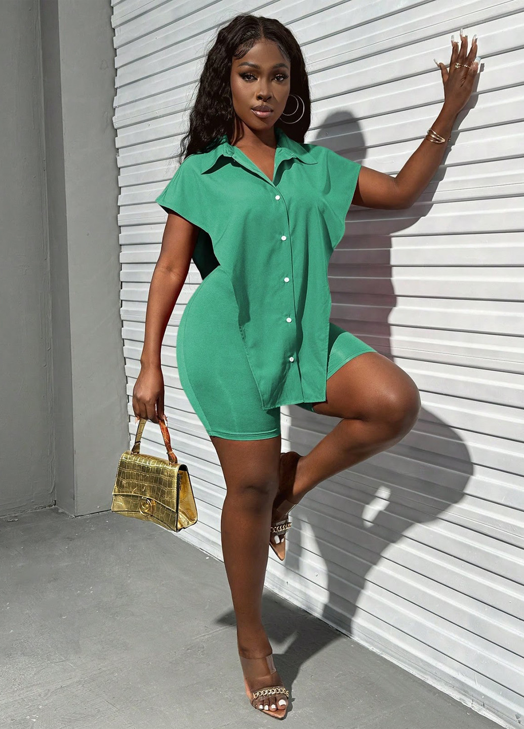 Костюм (блуза, шорти) SHEIN (322813139)