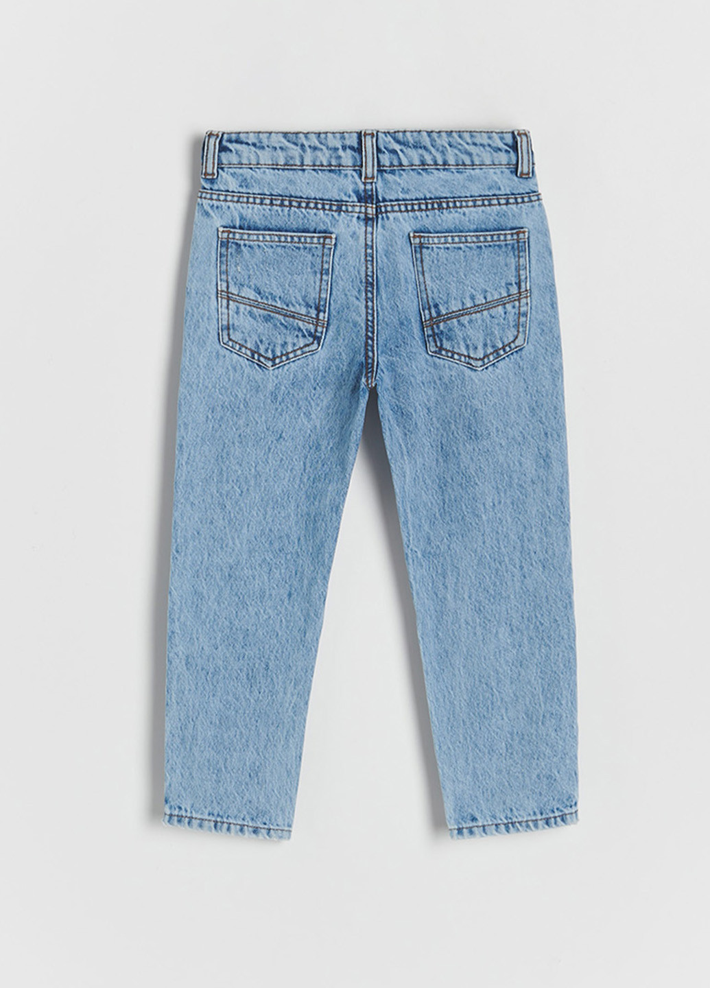 Голубые демисезонные прямые джинсы Reserved