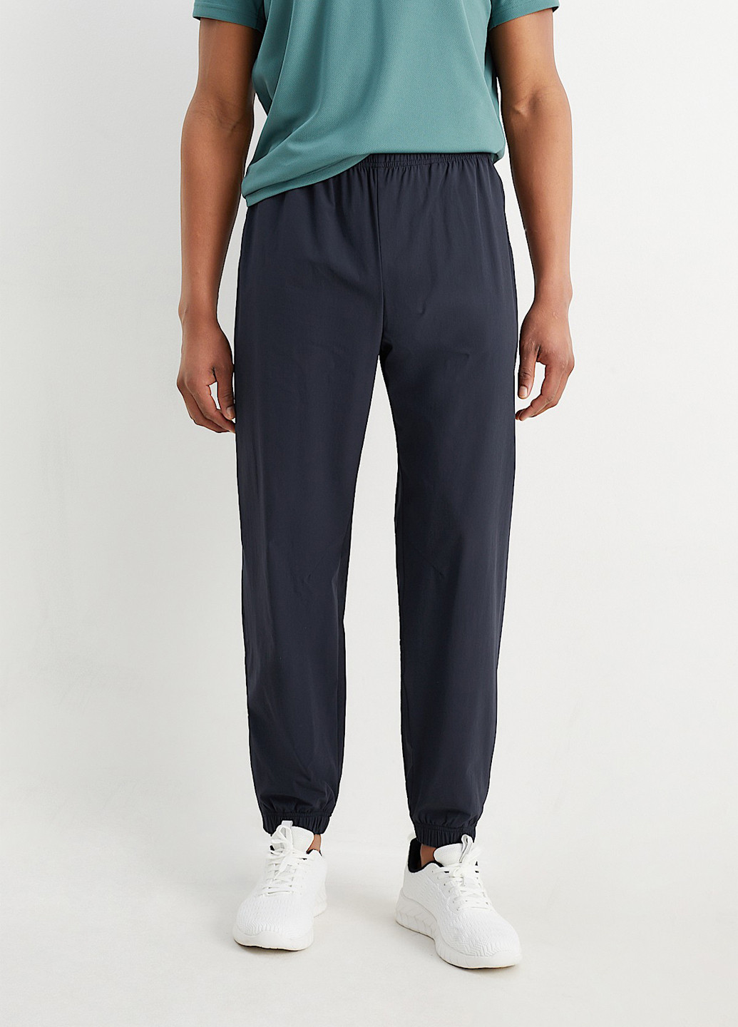 Темно-синие спортивные демисезонные джоггеры брюки C&A