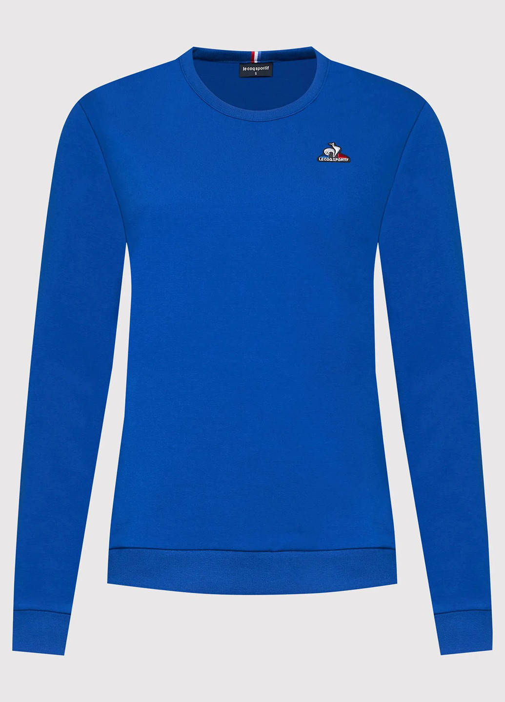 Свитшот Le Coq Sportif - Прямой крой логотип синий кэжуал хлопок - (269914455)