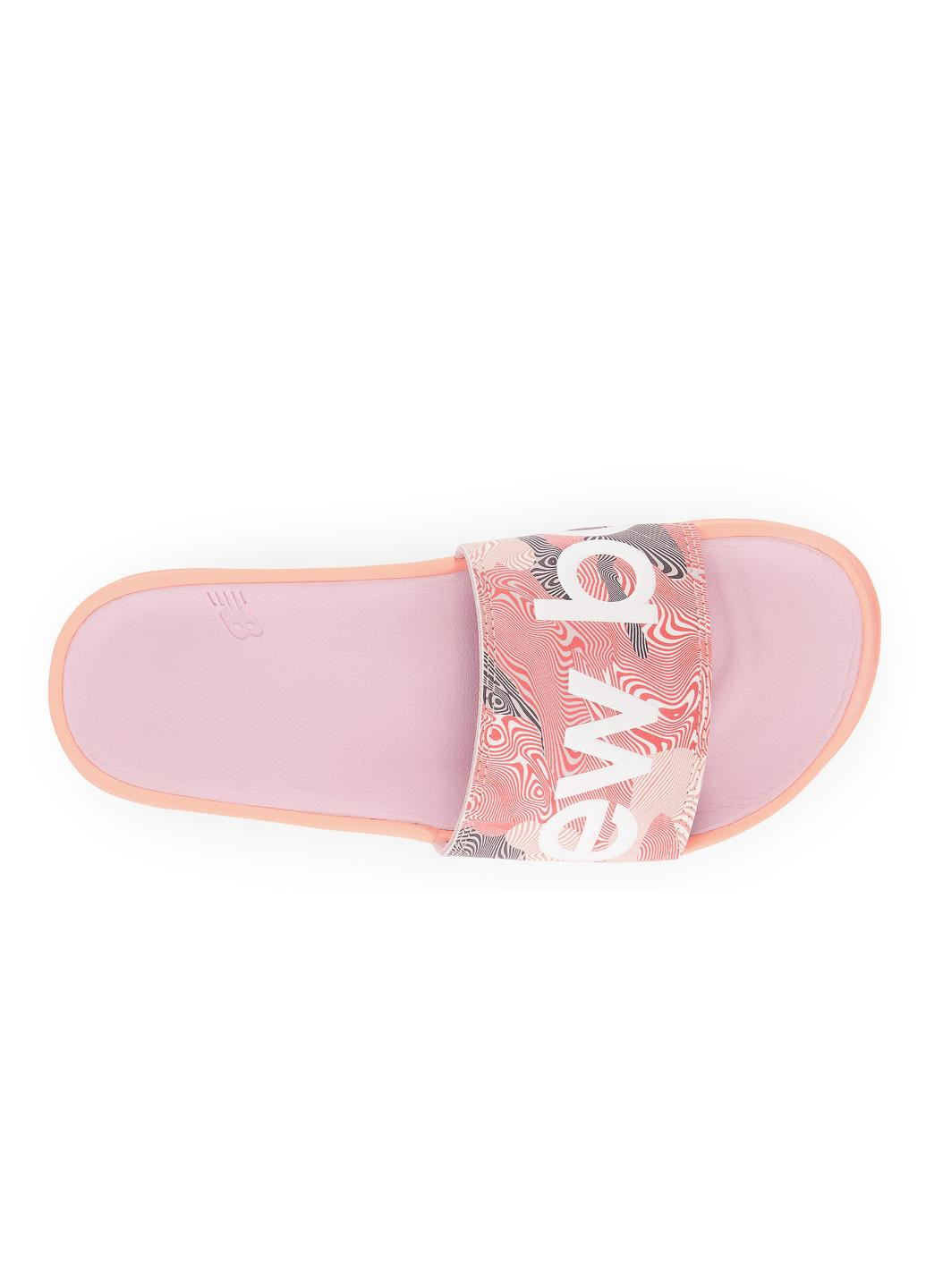 Цветные шлепанцы suf200p2 New Balance с тиснением, с логотипом