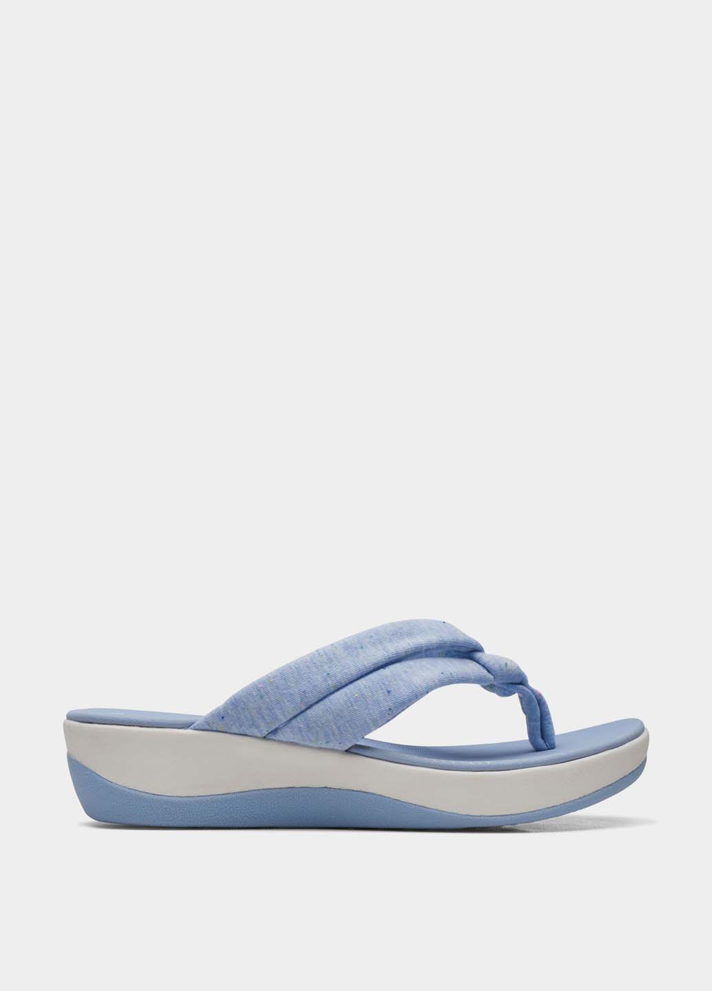 Голубые кэжуал вьетнамки Clarks