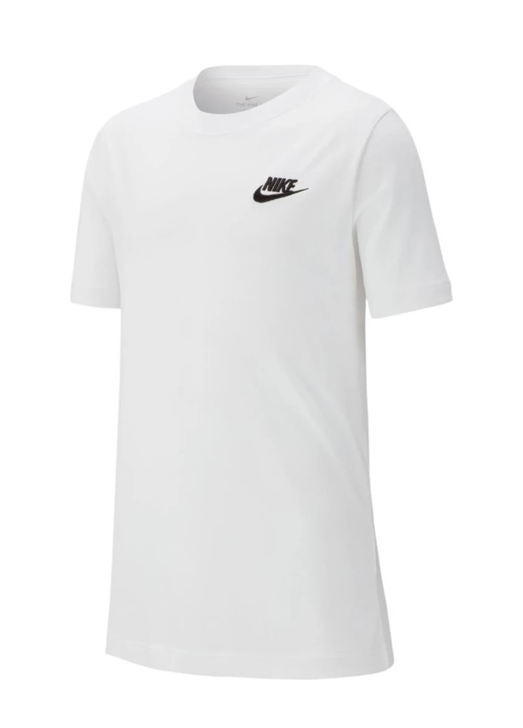 Белая демисезонная футболка ar5254-100 Nike B NSW TEE EMB FUTURA