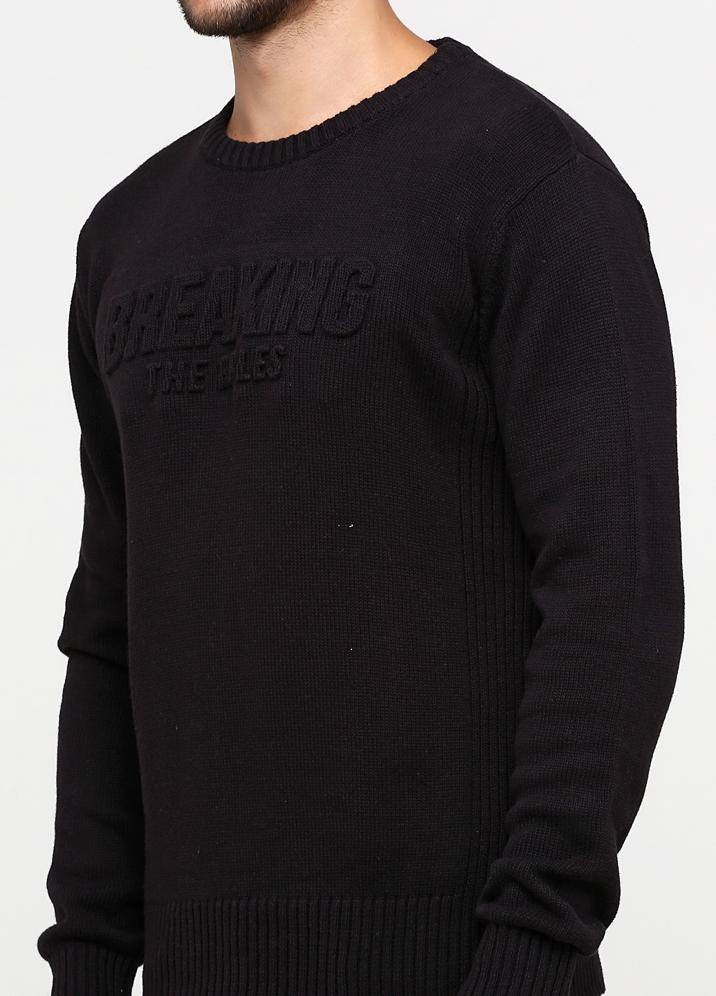 Чорний демісезонний пуловер пуловер Terranova