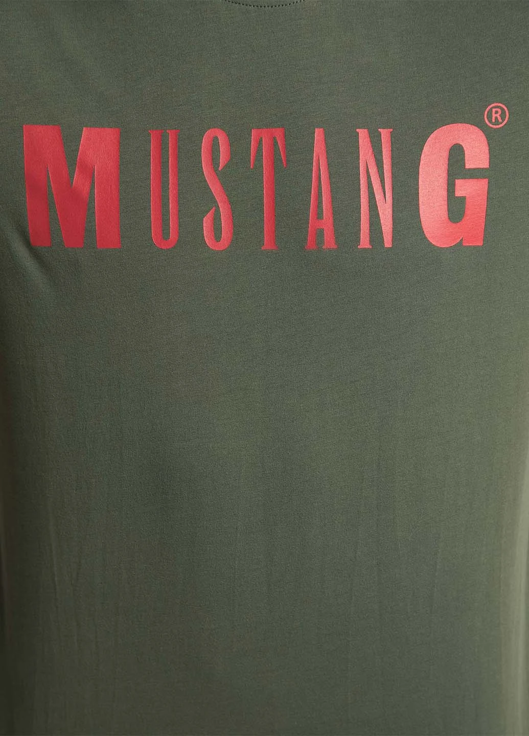 Оливкова футболка Mustang
