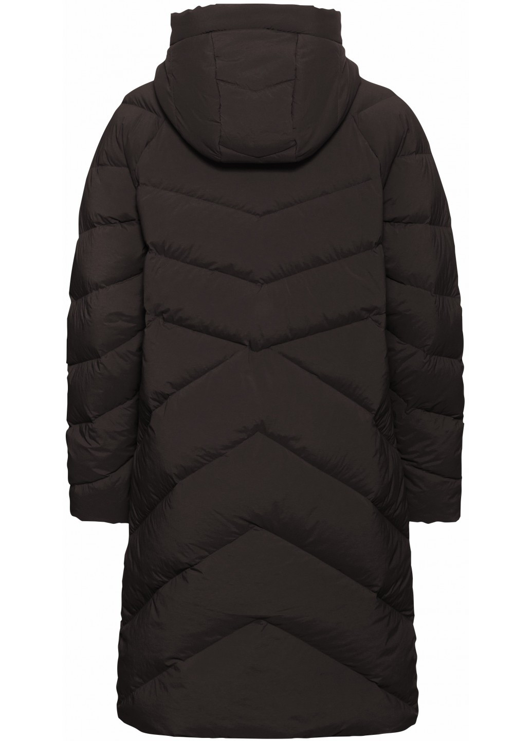 Темно-коричневый зимний Пуховик Jack Wolfskin