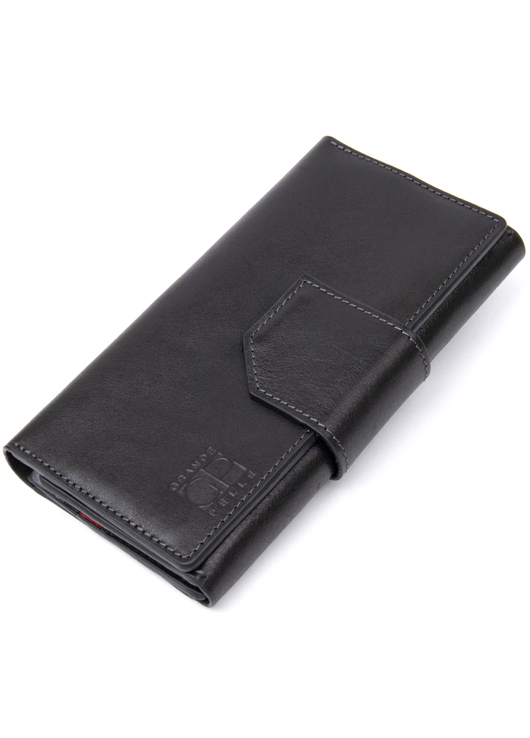 Мужское кожаное портмоне 10х19,5х2,5 см Grande Pelle (253491176)