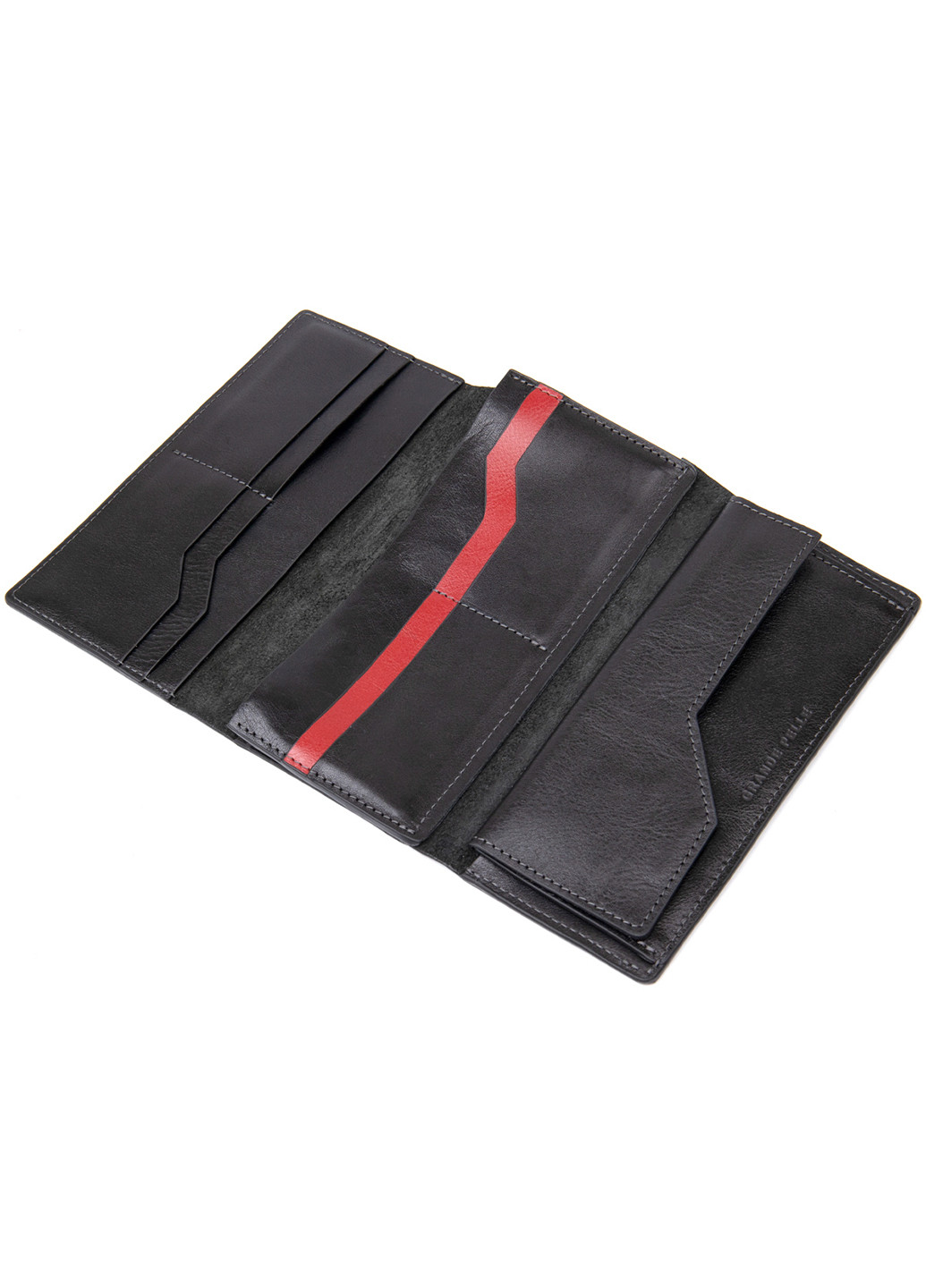 Мужское кожаное портмоне 10х19,5х2,5 см Grande Pelle (253491176)