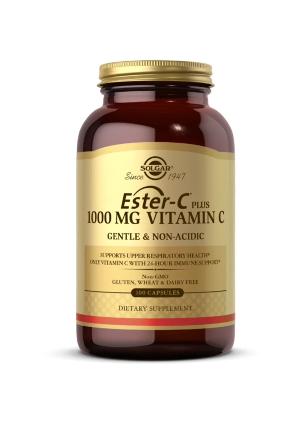 Витамин C Ester-C plus 1000 mg Vitamin C 100 капсул Solgar (255408160)