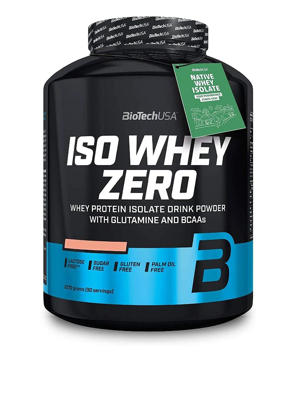 Сироватковий протеїн Iso Whey Zero (Raspberry), 2270 г Biotech USA Nutrition (224981245)