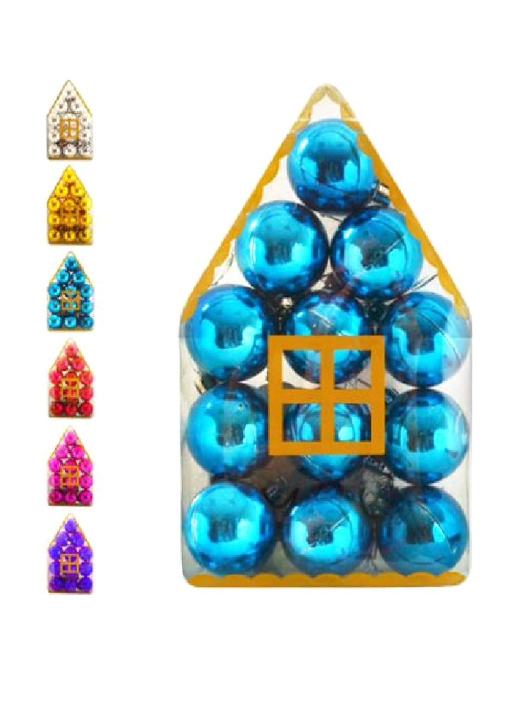 Новогодние украшения (12 шт.), 4 см NewYEAR (90917809)