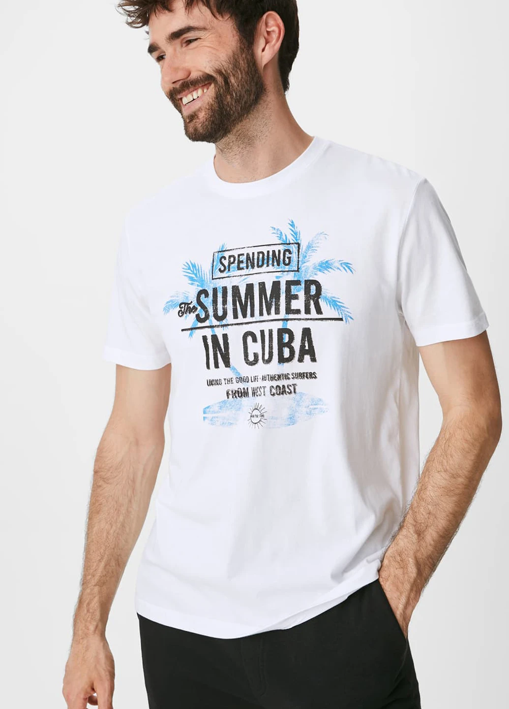 Белая футболка C&A