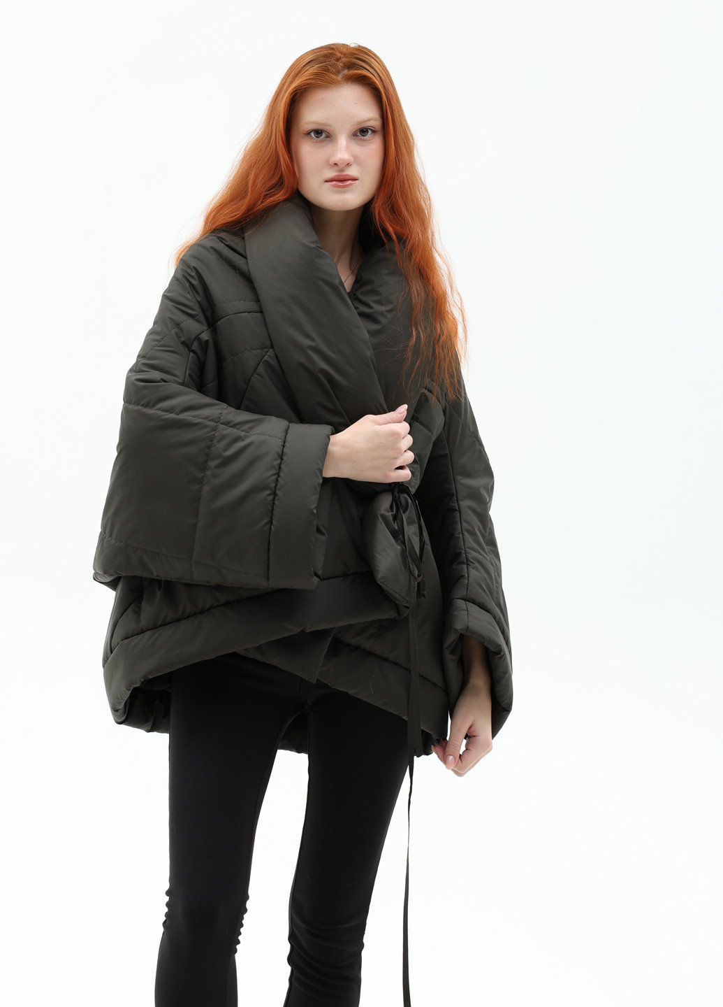 Оливкова (хакі) демісезонна куртка куртка-ковдра CHIUAS