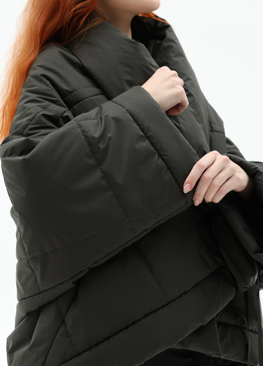 Оливкова (хакі) демісезонна куртка куртка-ковдра CHIUAS