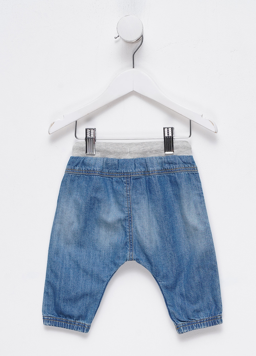 Синие демисезонные джоггеры джинсы H&M