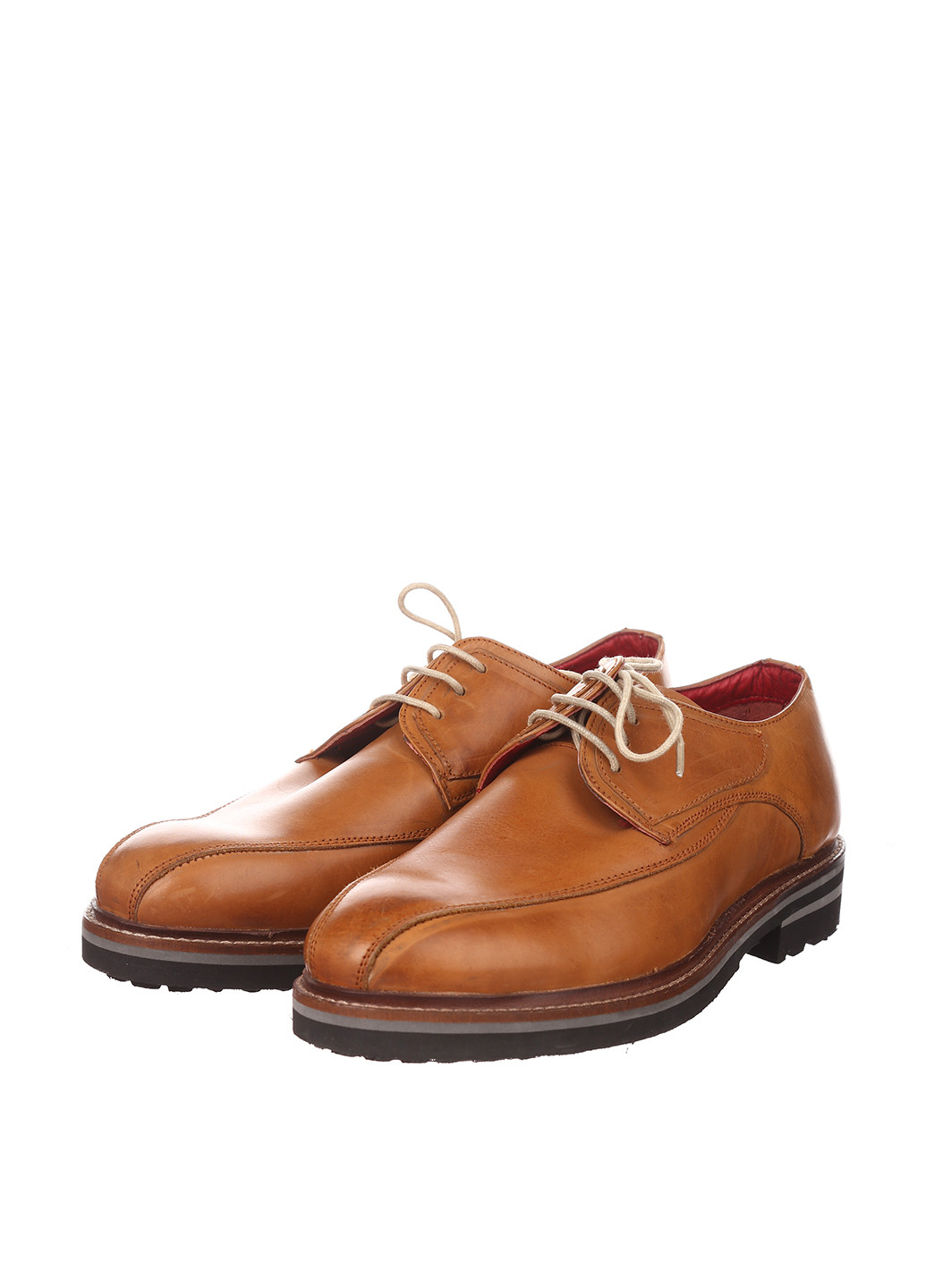 Светло-коричневые кэжуал туфли Alberto Torresi на шнурках