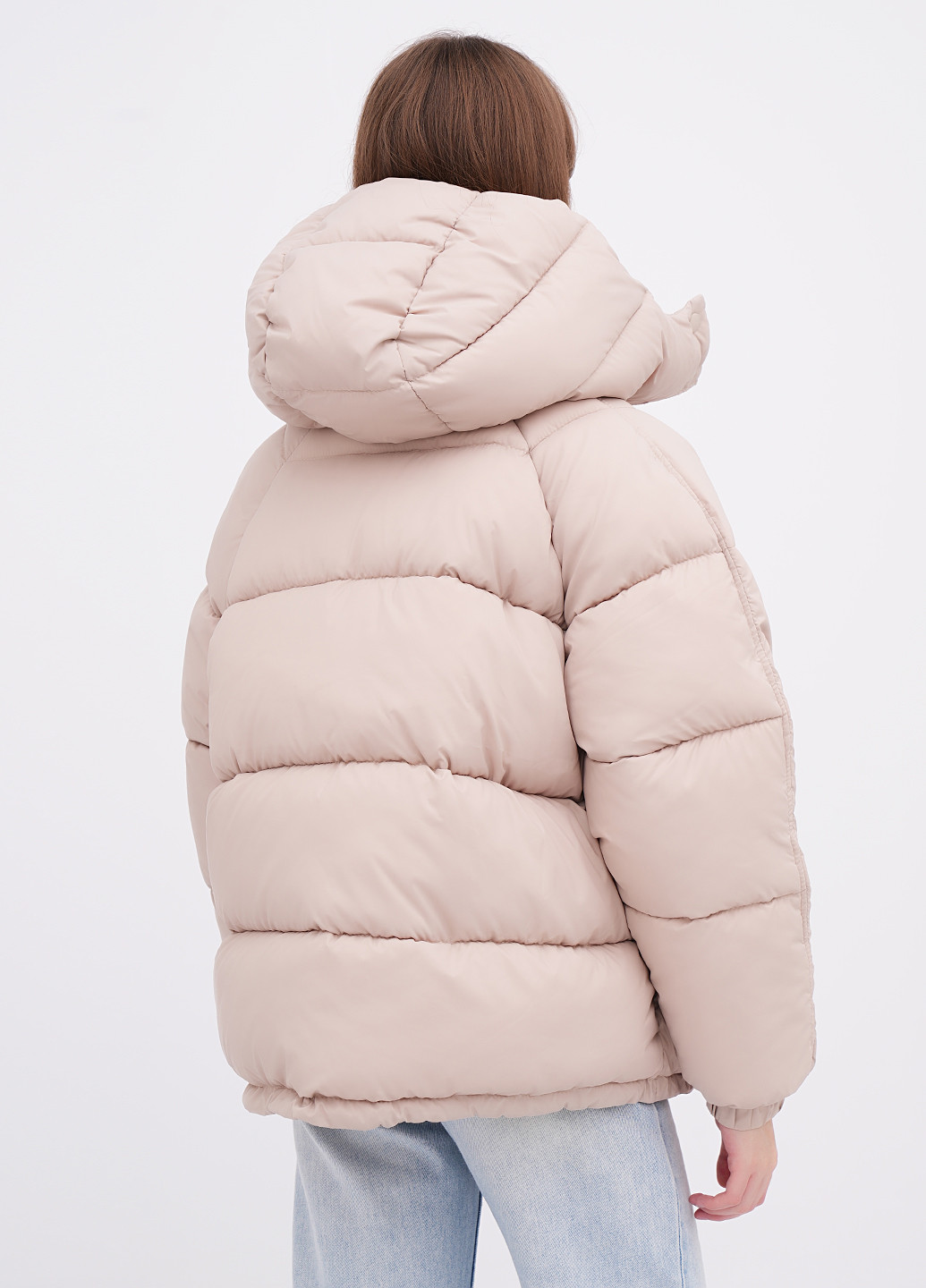 Бежевая зимняя куртка EQUILIBRI