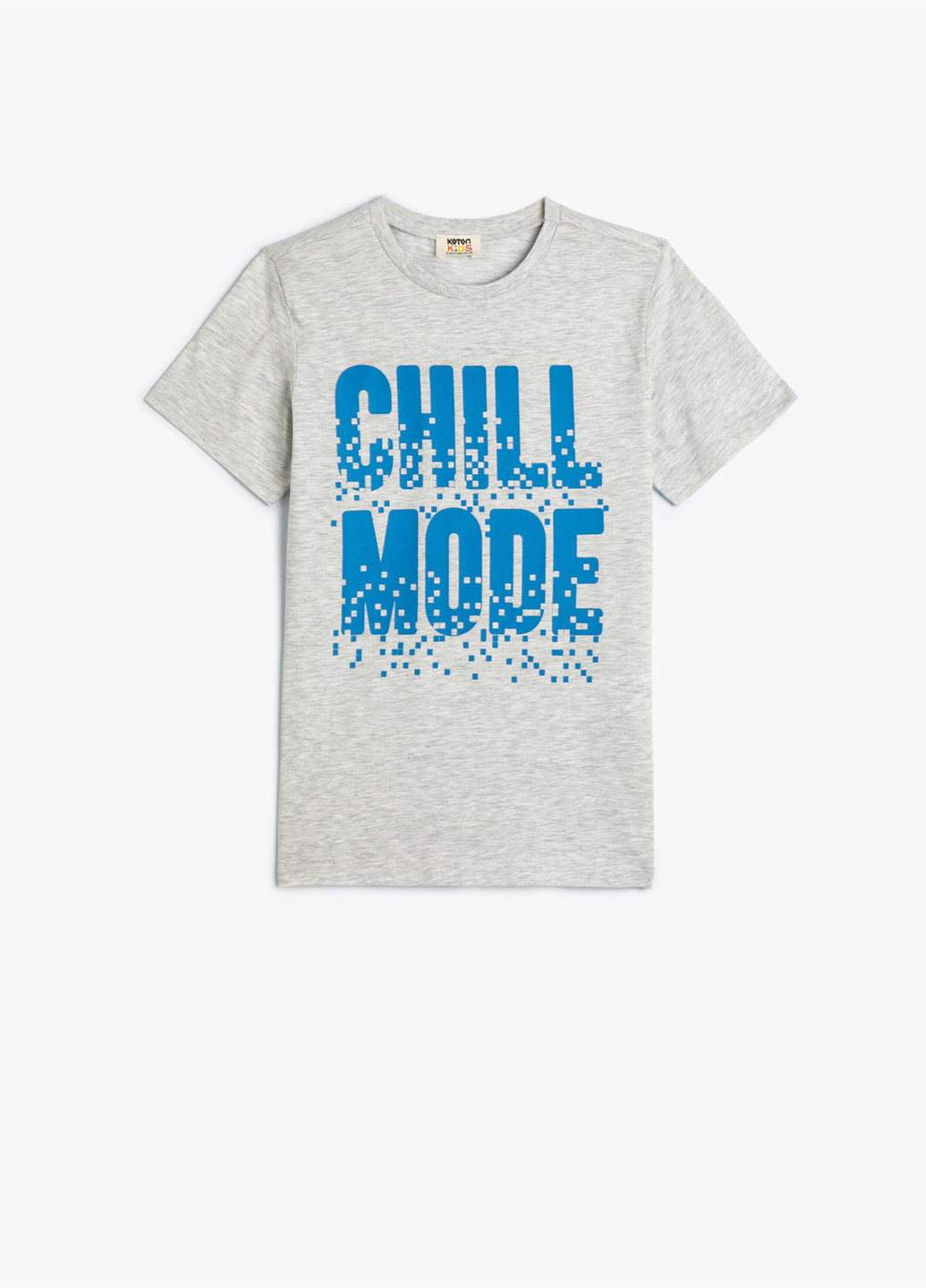 Серая летняя футболка KOTON