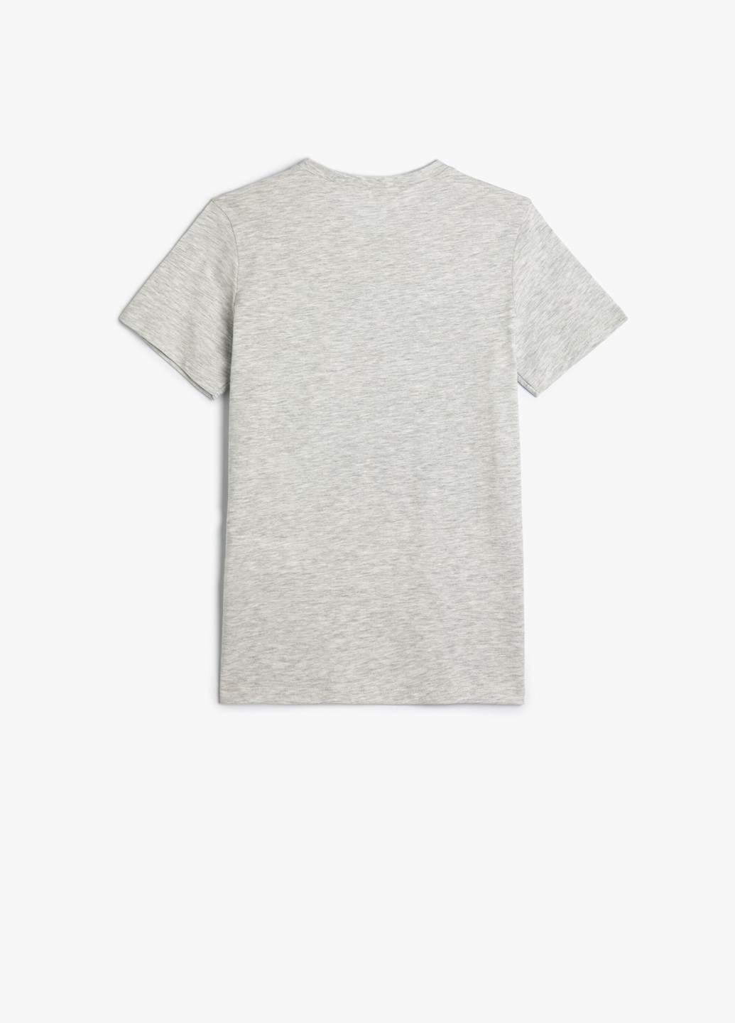 Серая летняя футболка KOTON