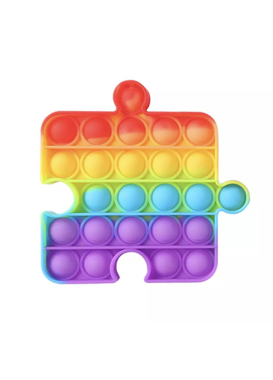 Антистрес іграшка Pop It Пазл пухирець веселка 5008 Power (254454630)