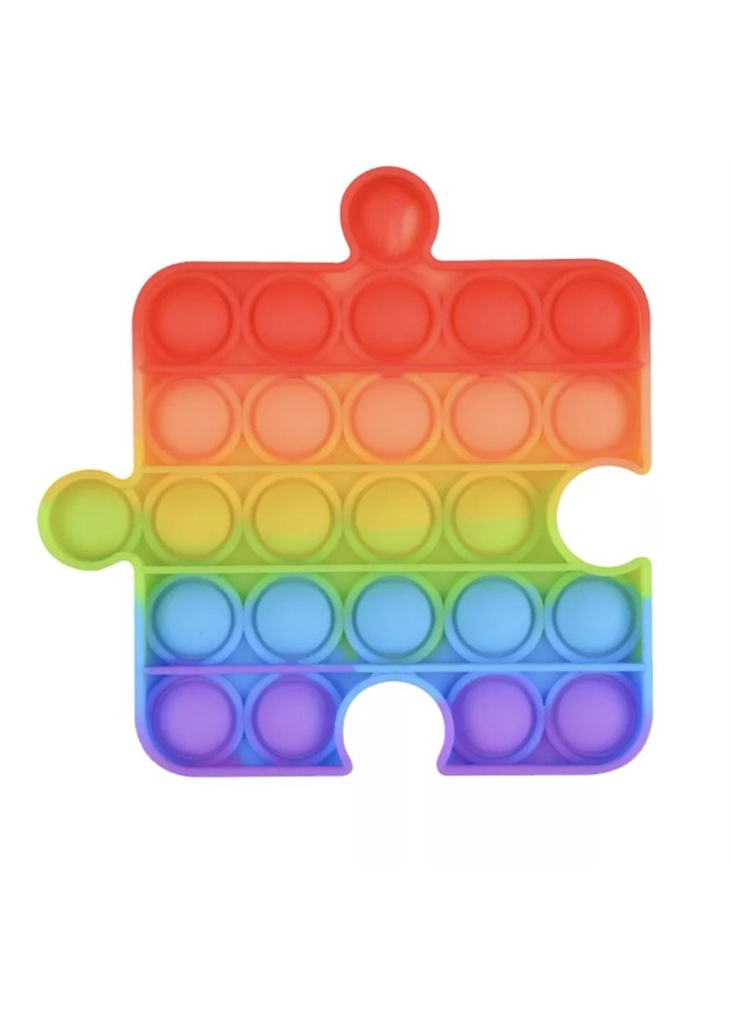 Антистрес іграшка Pop It Пазл пухирець веселка 5008 Power (254454630)