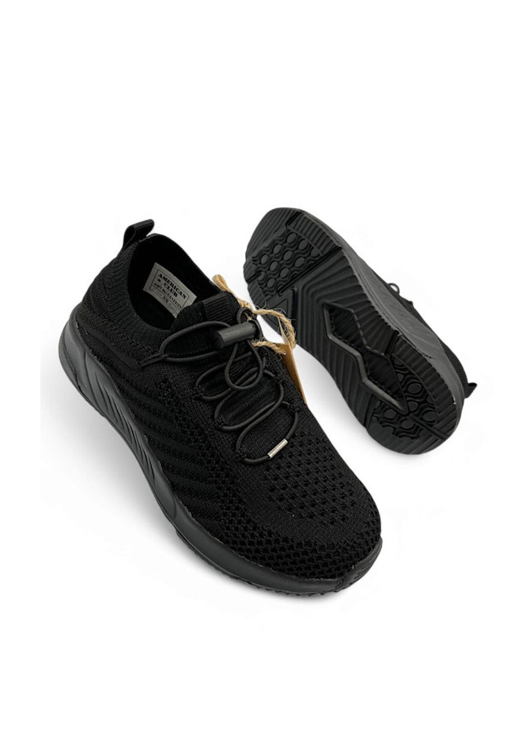 Черные летние кроссовки American Club