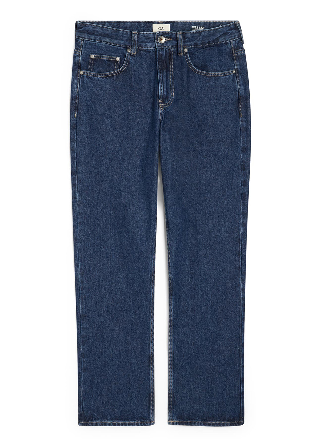 Темно-синие демисезонные прямые джинсы C&A