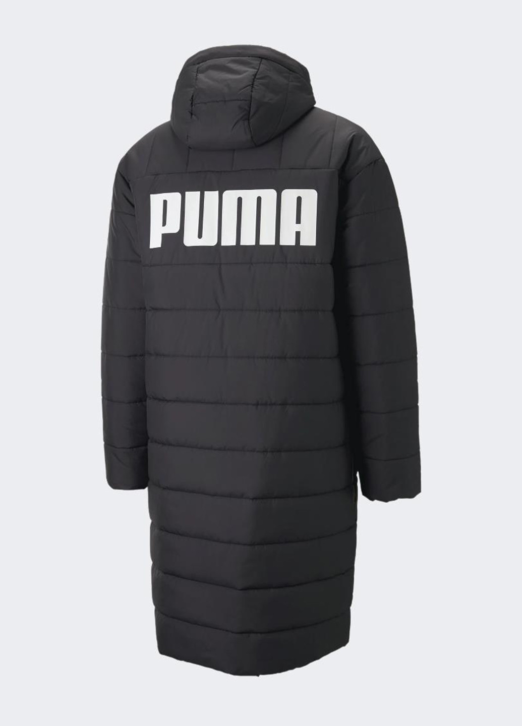 Черная зимняя куртка 671712-01 Puma ESS+ Hooded Padded Coat