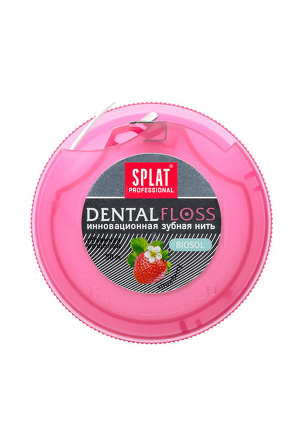 Зубна нитка Dental Floss c ароматом Полуниці, 30 м Splat (231433133)