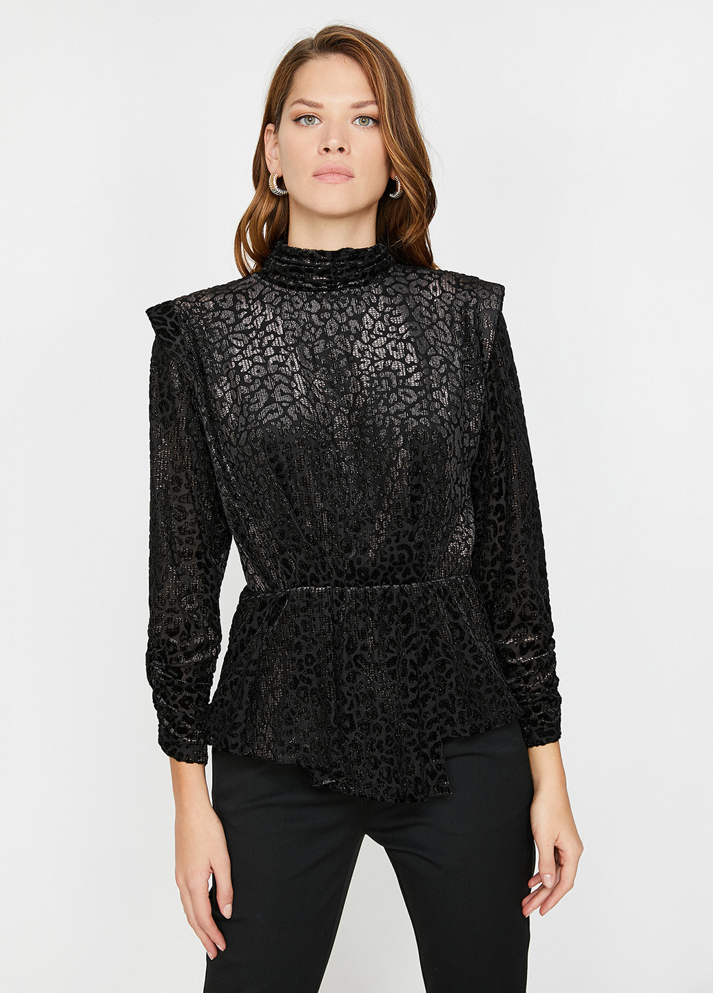 Чорна блуза KOTON