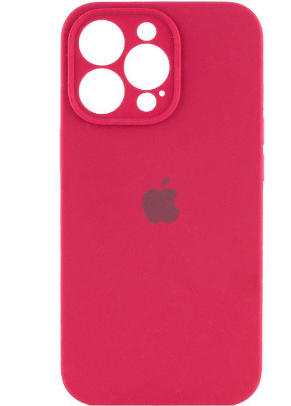 Силіконовый Чохол Накладка Закрита Камера Silicone Case Full Camera Для iPhone 13 Pro Max Rose-Red No Brand (254091353)