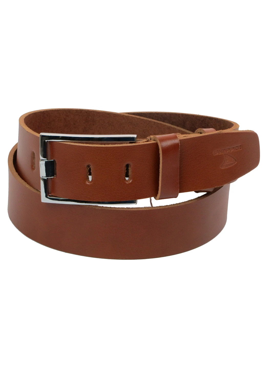 Мужской кожаный ремень 130-140х4,5 см Skipper (254595072)