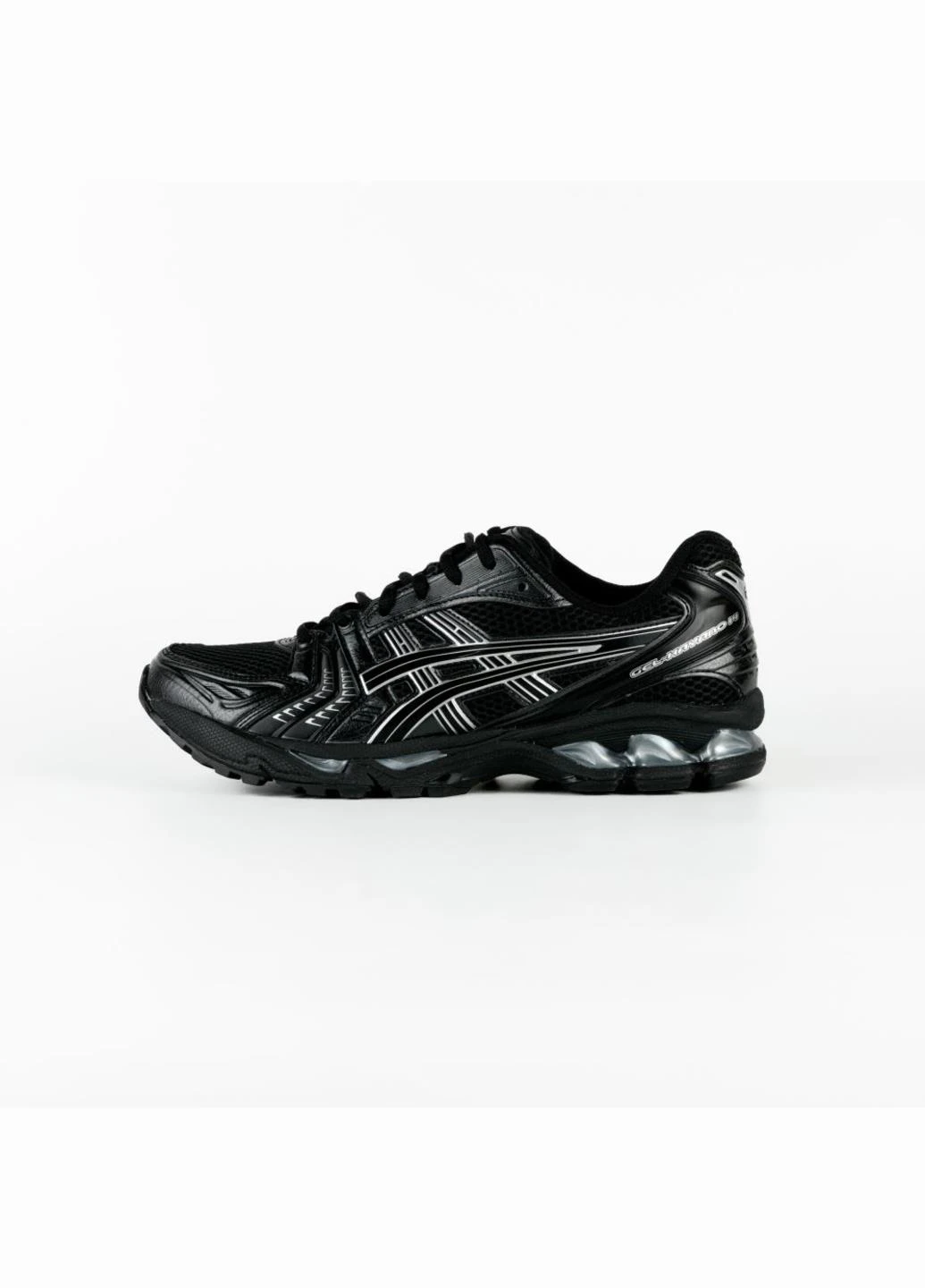 Черные демисезонные кроссовки 1201a019-006 Asics Gel-Kayano 14 Black Pure Silver