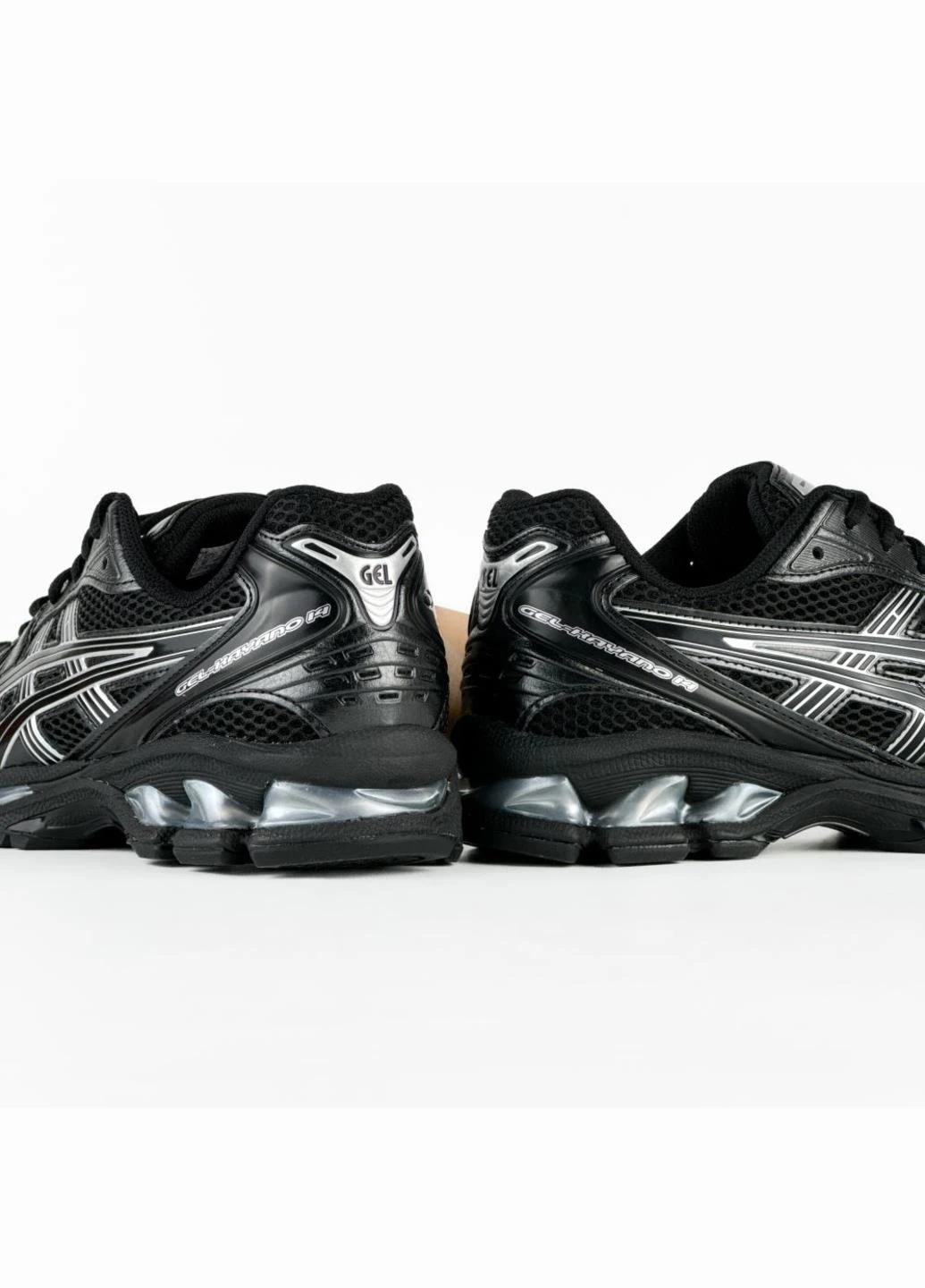Черные демисезонные кроссовки 1201a019-006 Asics Gel-Kayano 14 Black Pure Silver