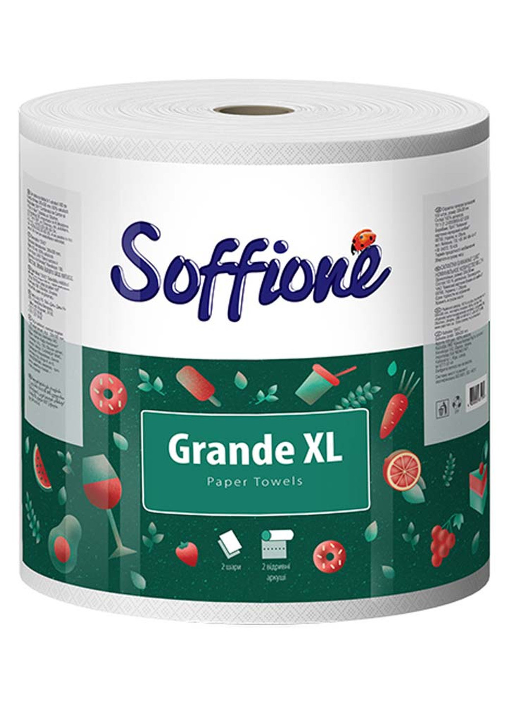 Бумажные полотенца Grande XL 1 рулон Soffione (199671205)
