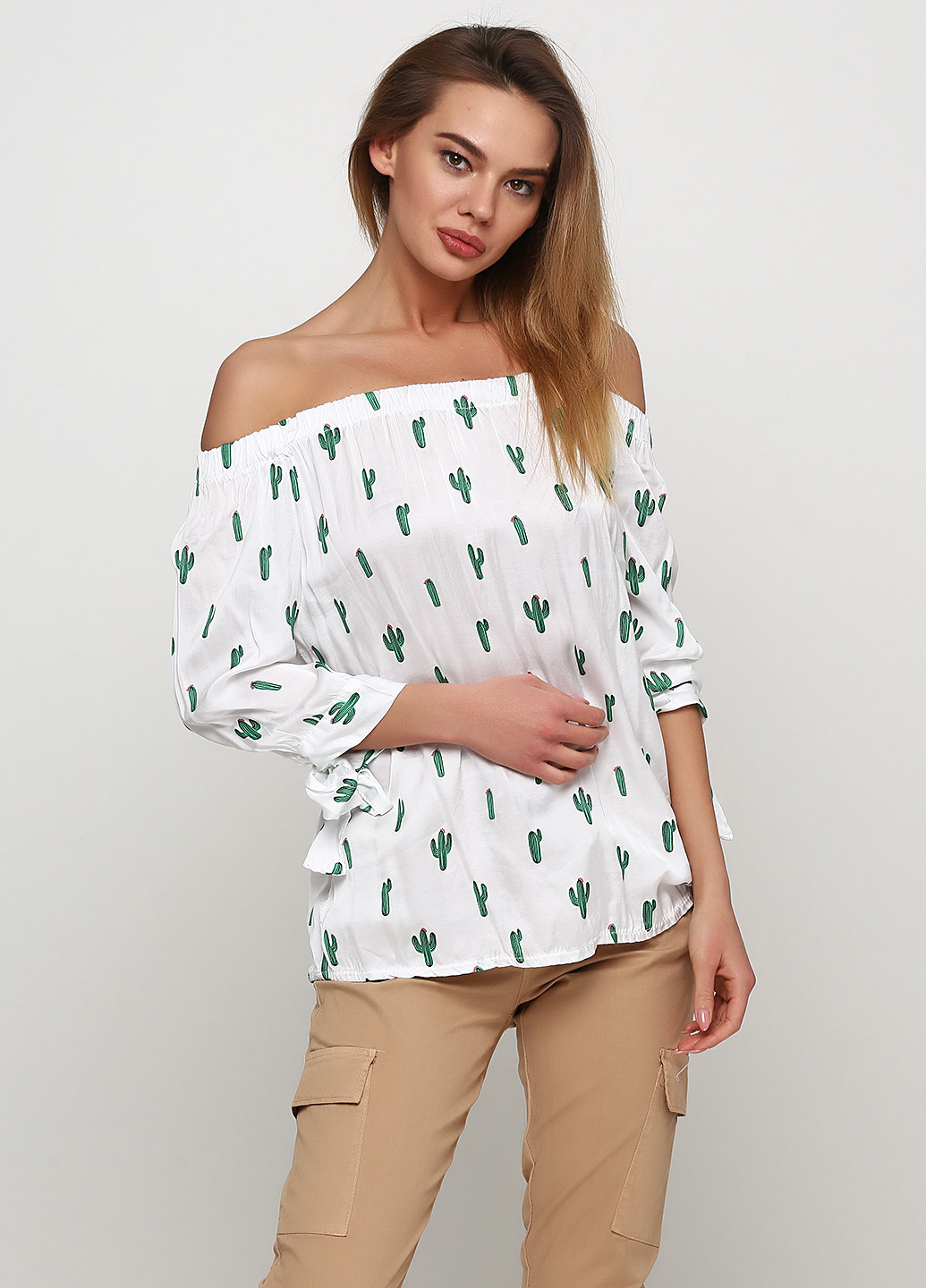 Белая блуза Lubesgluck