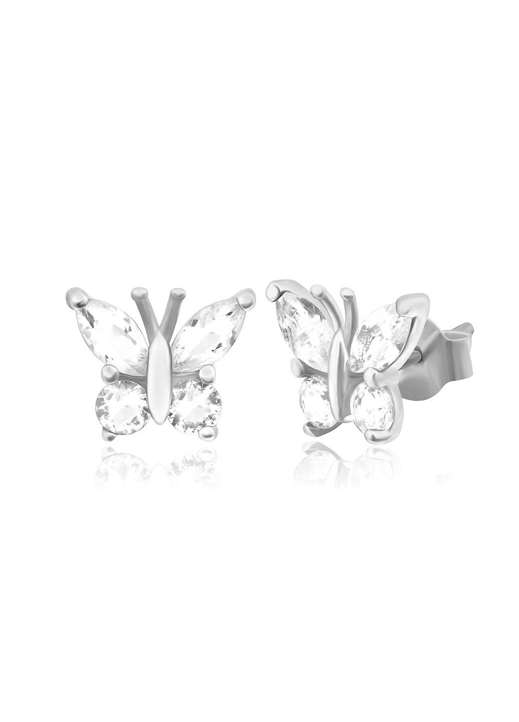 Срібні сережки з фіанітами с2ф / 802 Silvex925 (201169657)