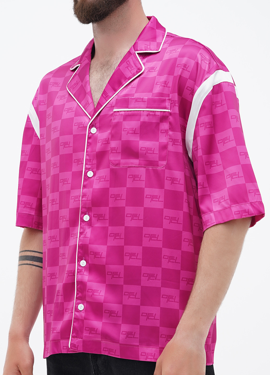 Розовая кэжуал рубашка в клетку Boohoo