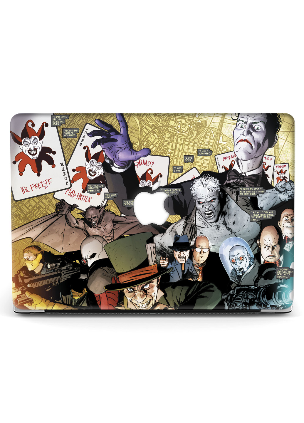 Чехол пластиковый для Apple MacBook Air 13 A1466 / A1369 Бэтмен (Batman) (6351-2143) MobiPrint (218505920)