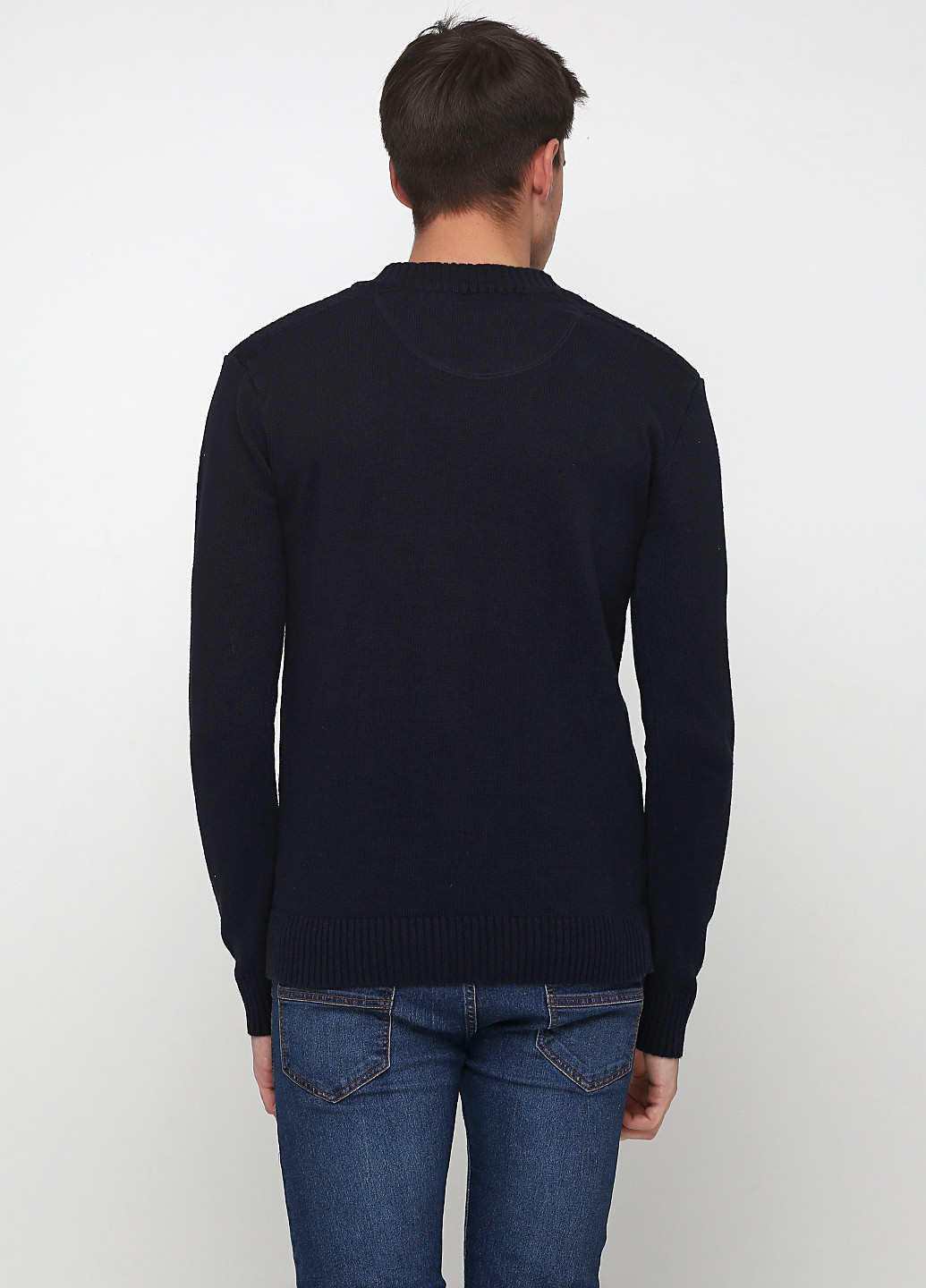 Темно-синий демисезонный пуловер пуловер Brave Soul