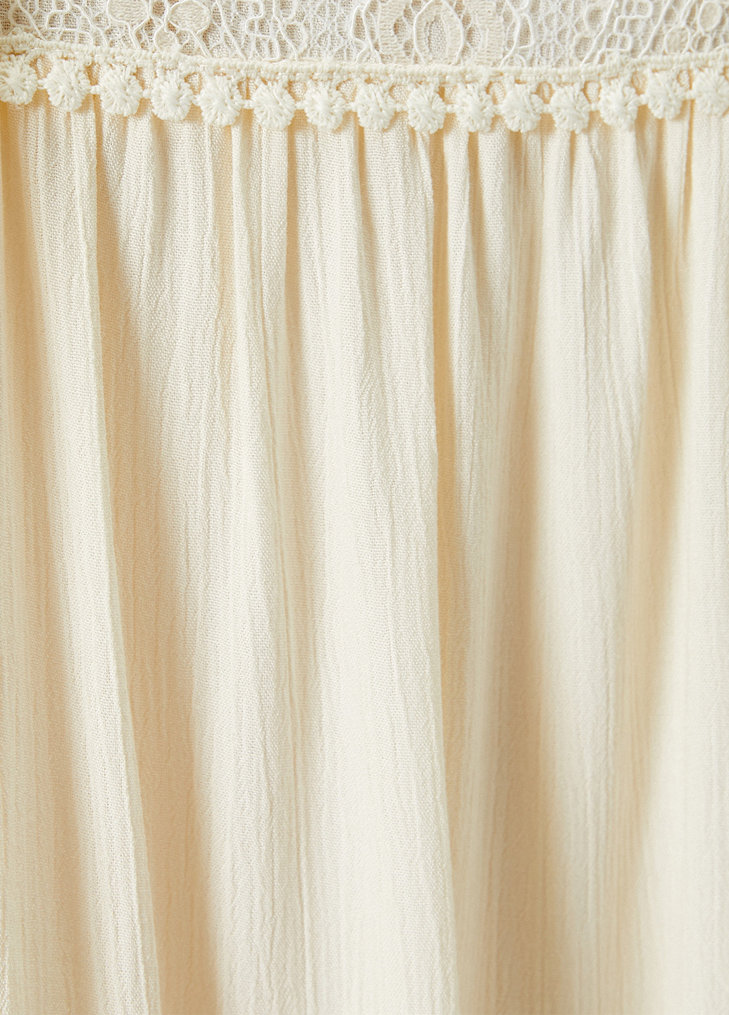 Молочное кэжуал платье а-силуэт KOTON однотонное