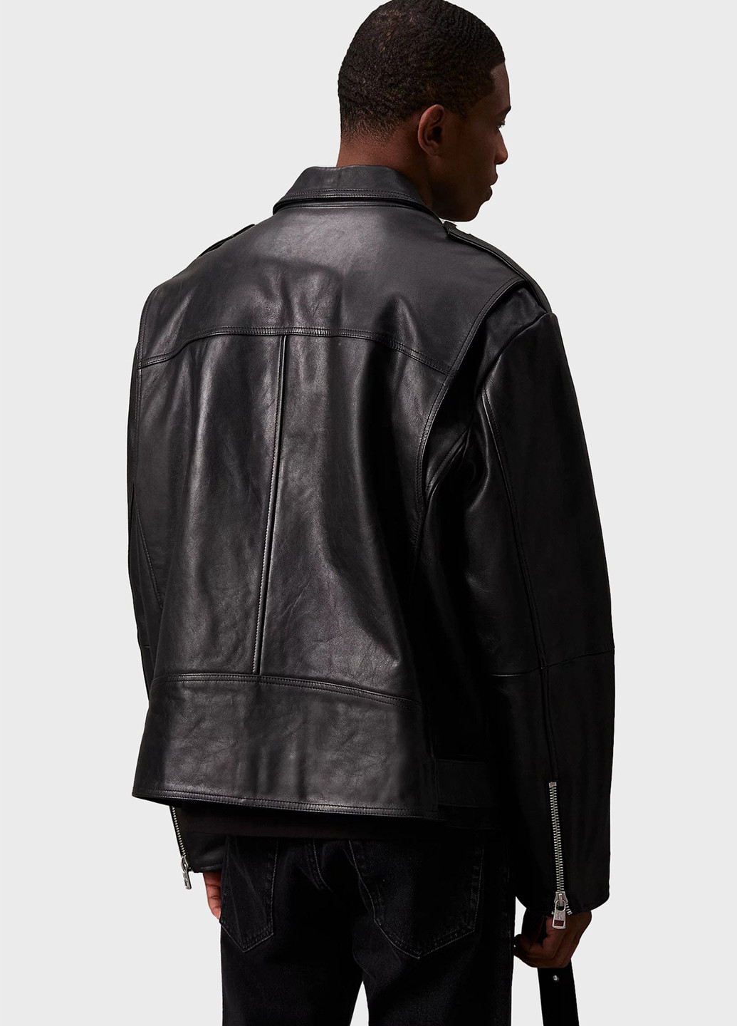 Чорна демісезонна куртка косуха Calvin Klein Jeans