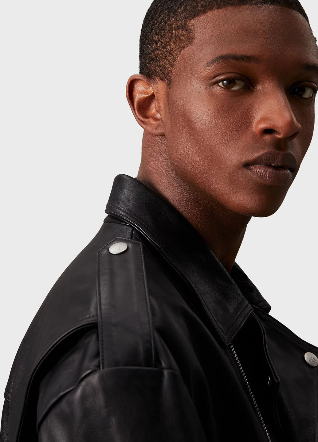 Чорна демісезонна куртка косуха Calvin Klein Jeans