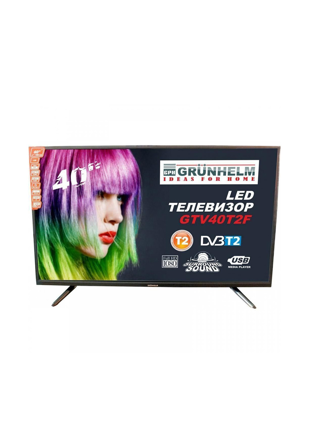 Телевизор Grunhelm gtv40fhd03t2 (144220530)