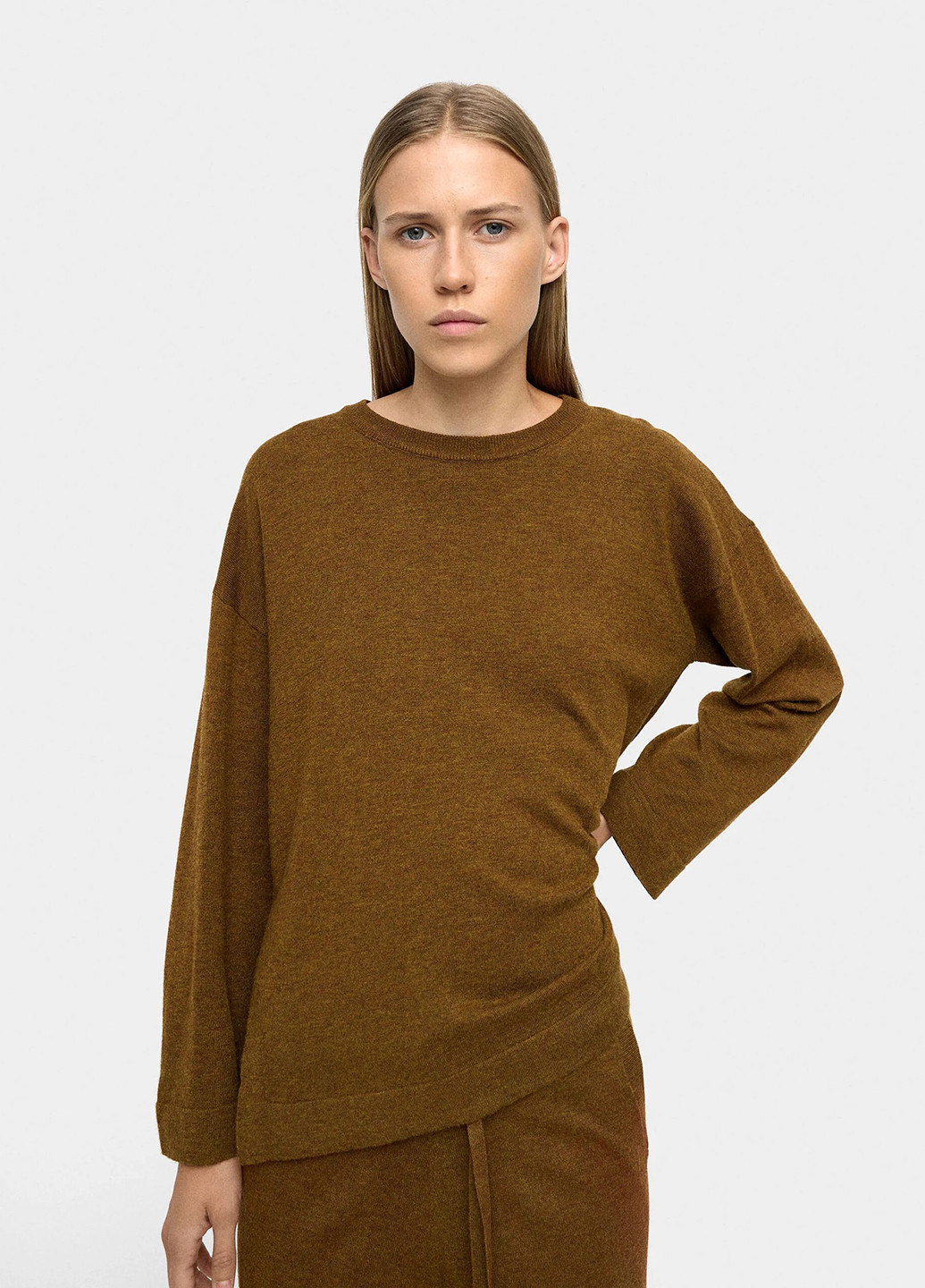 Оливковый (хаки) демисезонный свитер Parfois