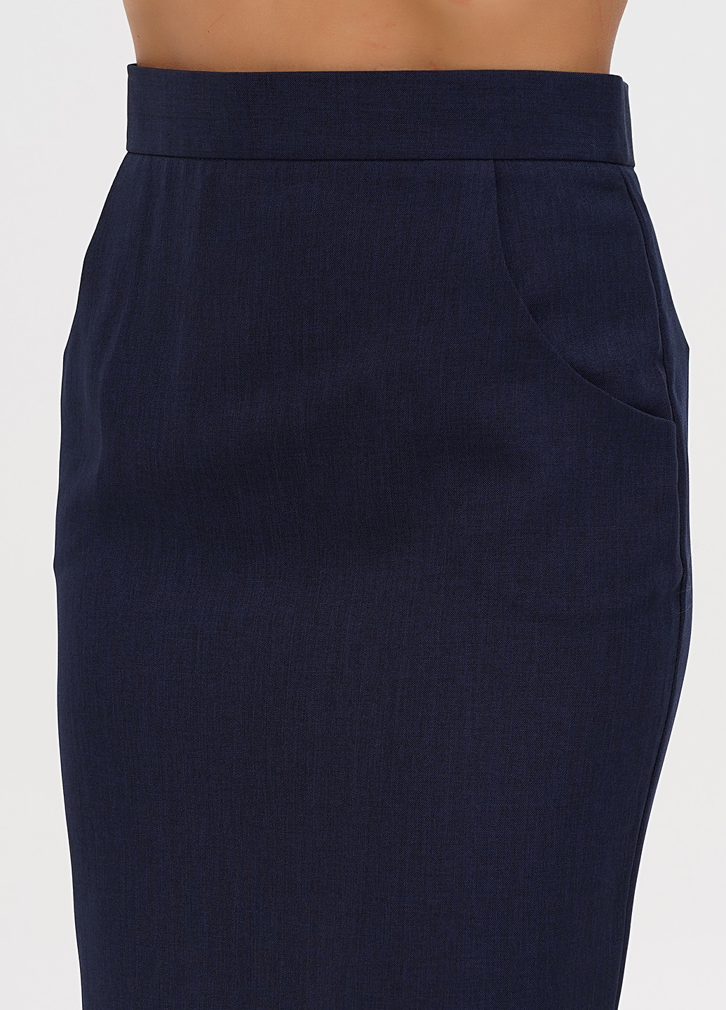 Темно-синяя кэжуал меланж юбка Laura Bettini карандаш